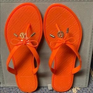 Tory Burch jelly flip flops